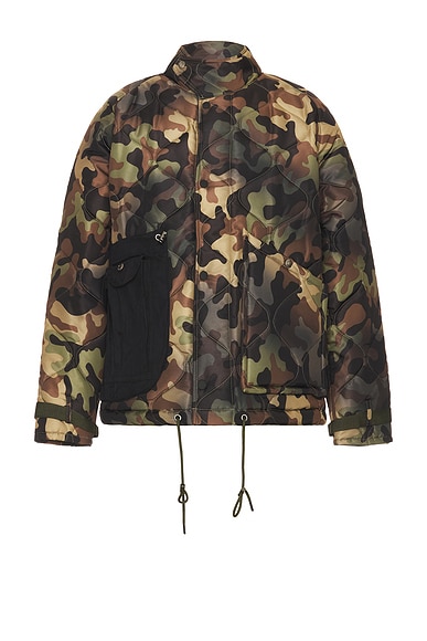 Off white camo patch jacket store