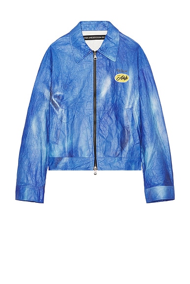 Andersson Bell Unisex Wilson Printed Tyvek Jacket in Blue