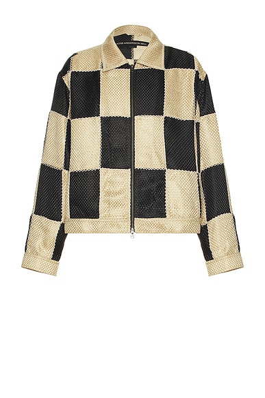 Patchwork Zip-Up Jacket