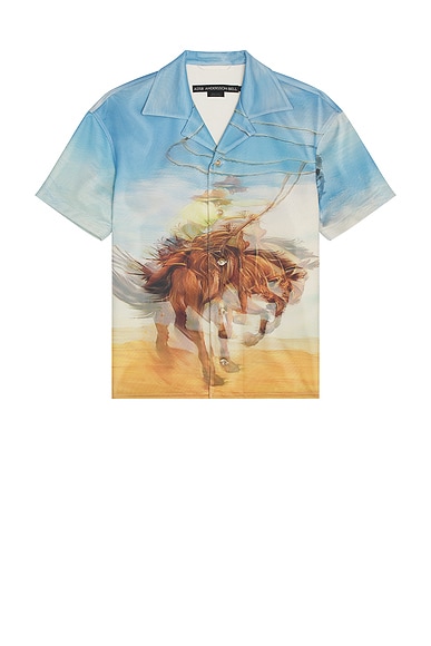 【ANDERSSON BELL】 CAR PRINTED JERSEY TOP /追跡付 Andersson Bell Sheer Flower Shirt | Men | SVD