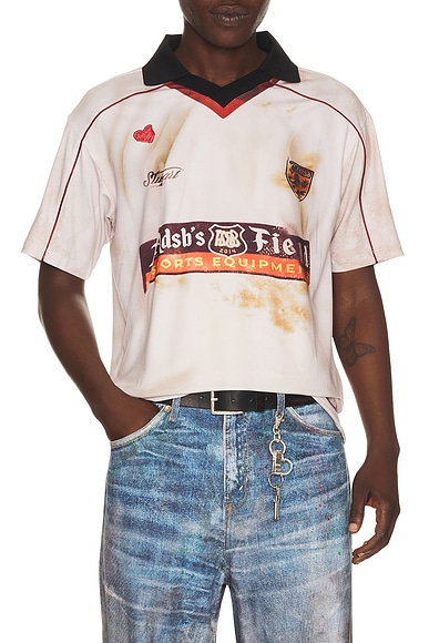 Dust Printed Football Jersey T-Shirt