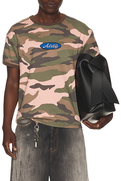 Essential Camouflage Ringer T-shirt