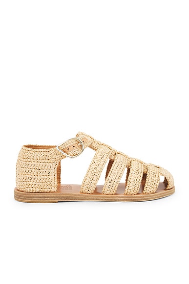 Ancient Greek Sandals Homeria Sandals in Natural