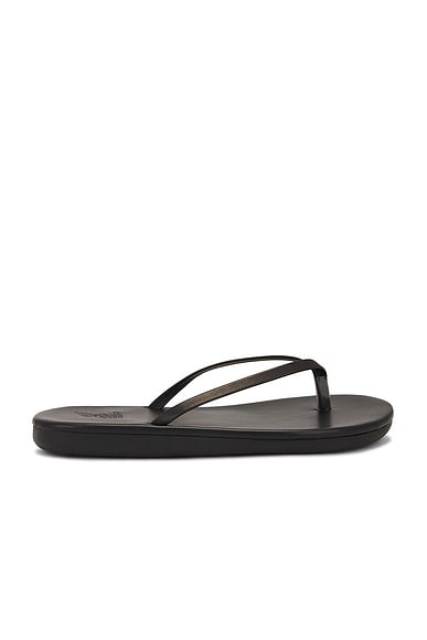 Isabel Marant Padded Leather Hellea Sandals in Silver FWRD
