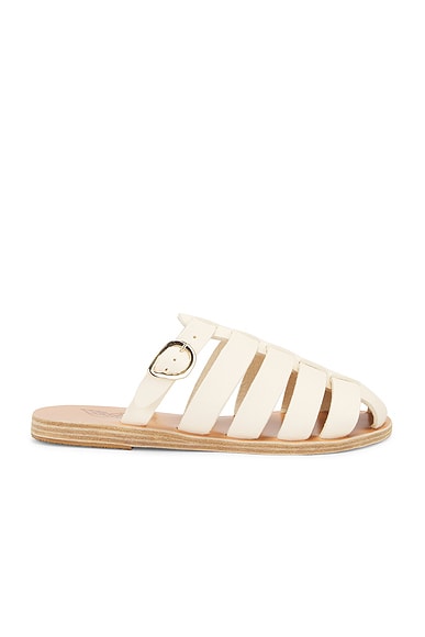 Ancient Greek Sandals Cosmia Sandal in Off White | FWRD