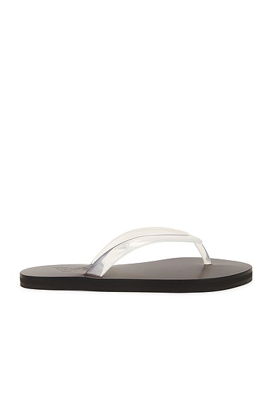 Ancient Greek Sandals Saionara Jelly Flip Flop in Clear
