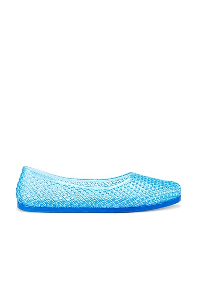 Ancient Greek Sandals Iro Flat in Blue