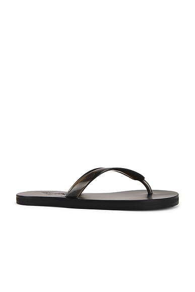 Ancient Greek Sandals Saionara Jelly Sandal in Black