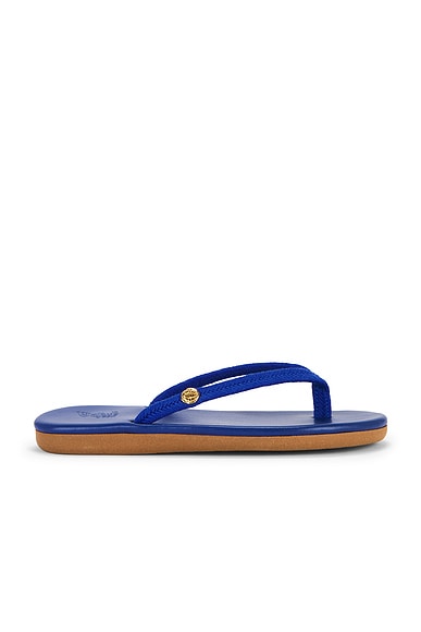 Ancient Greek Sandals Saionara Rope Sandal in Blue