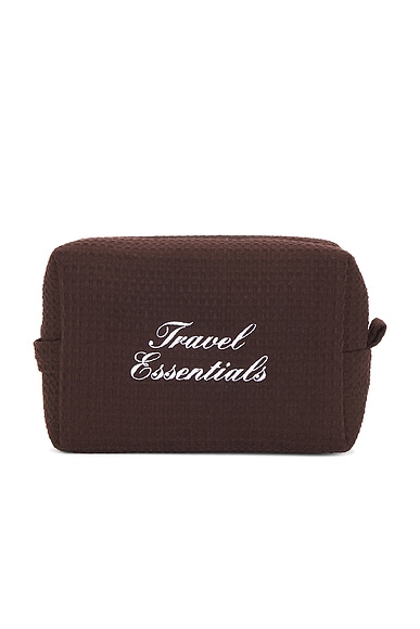 Travel Essentials Waffle Pouch