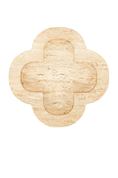 Anastasio Home The Deb Catch Dish In Travertine