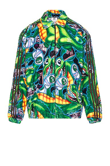 Adidas X Kerwin Frost Jacket In Crocodile Print