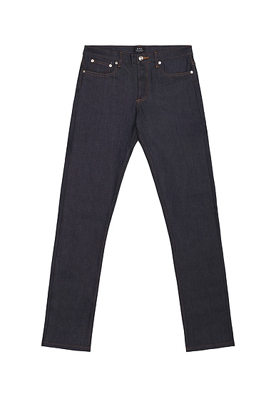 A.P.C. Petit Standard Straight Leg Jeans in Indigo