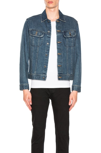 apc selvedge denim jacket