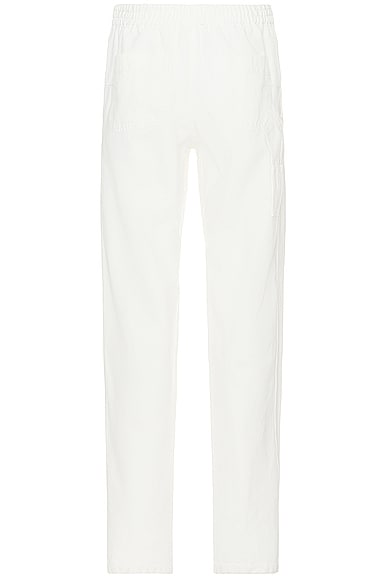 Shop Apc Pantalon Chuck In Off White
