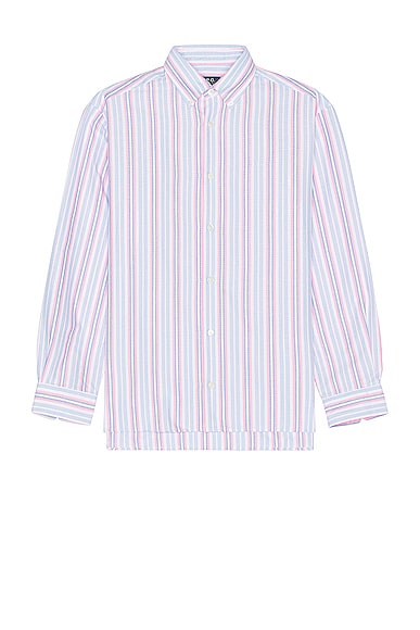 A.P.C. Chemise Mathias in Neon Pink