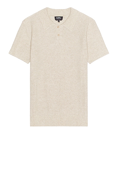 A.P.C. Polo Jay in Beige