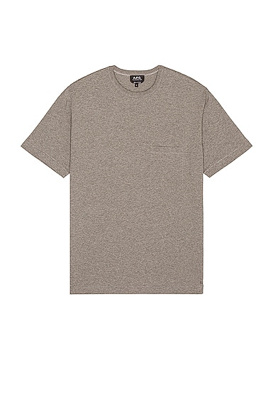 A.P.C. Dimitri T-Shirt in Grey