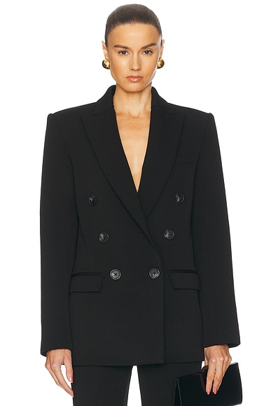 Alex Perry Oversized Suiting Blazer in Black