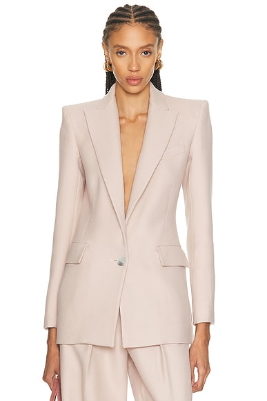 Single Breasted Fitted Blazer