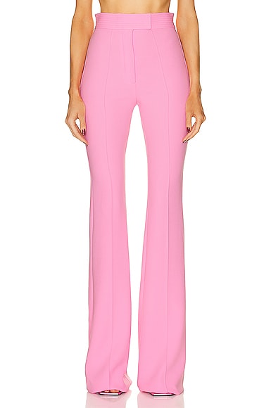 Chloe Tailored Flare Pant in Shadow Purple