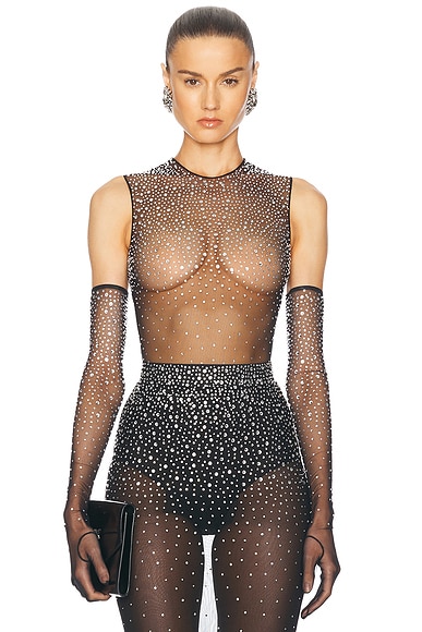 Crystal Mesh Bodysuit