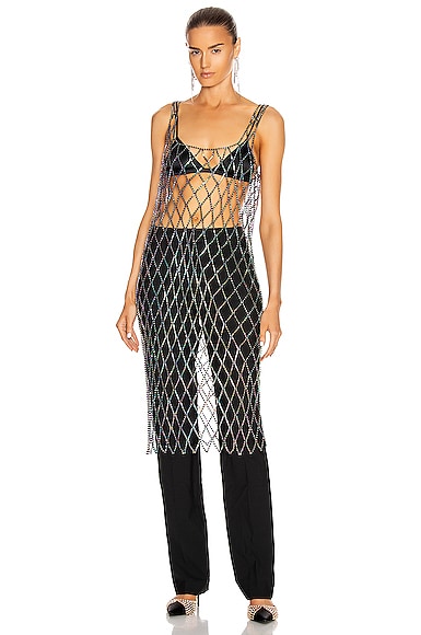 Crystal Cupchain Midi Dress