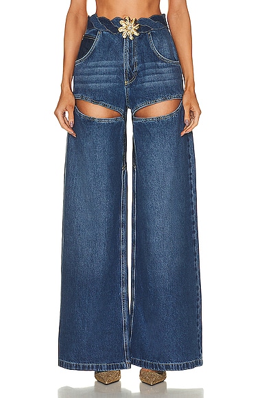 Wide Leg Slit Pant