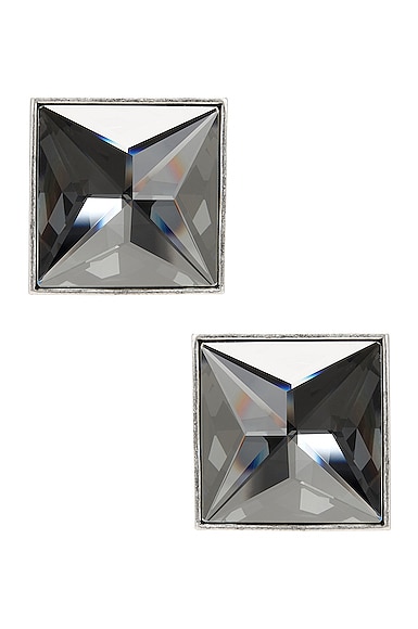 Crystal Pyramid Earrings