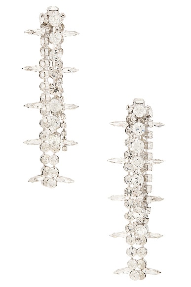 Crystal Fringe Drop Earrings