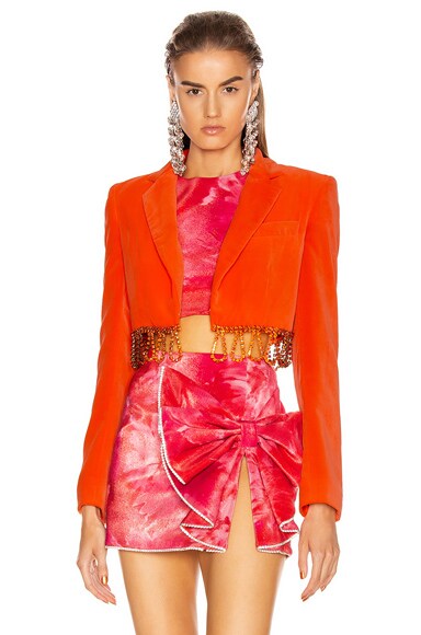 orange bolero jacket