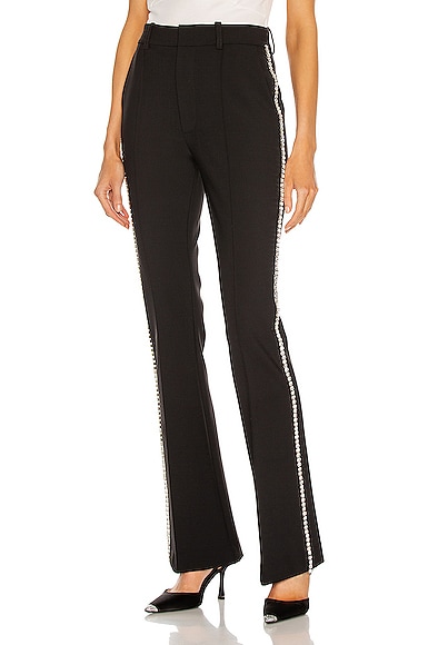 Area CRYSTAL STITCHED SLIM FLARE PANT