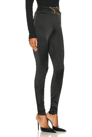 Shop Area High Waisted Star Legging In Black