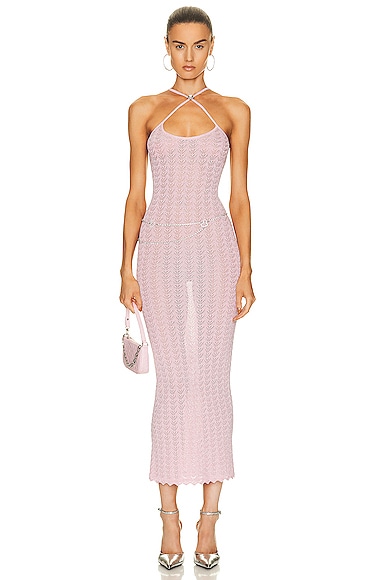 Lace Knit Maxi Dress