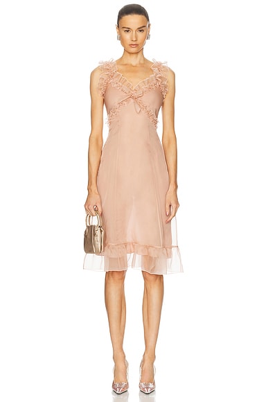 Ruffle Slip Dress