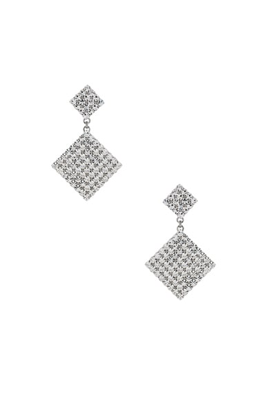 Double Diamond Crystal Earrings