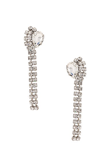 Crystal Earrings With Fringes