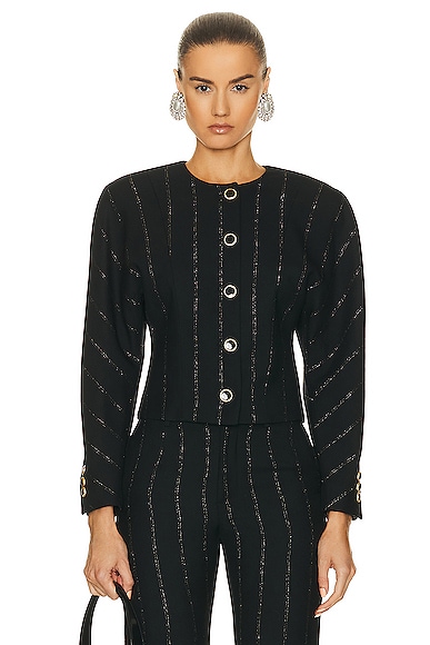 Jacket With Puff Shoulders