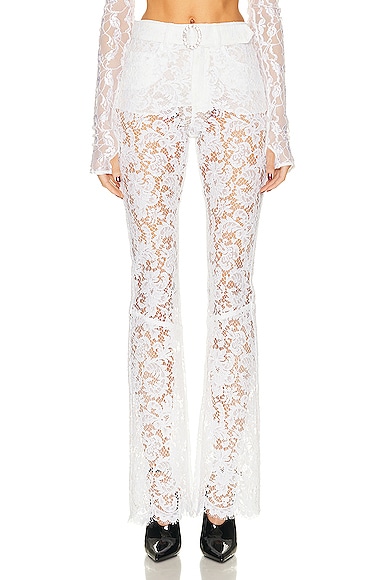 Lace Flare Trouser