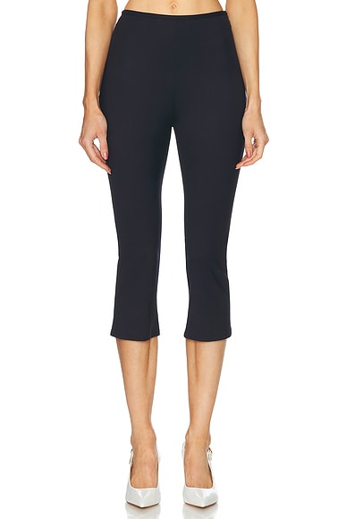 Capri Pant in Navy Blue
