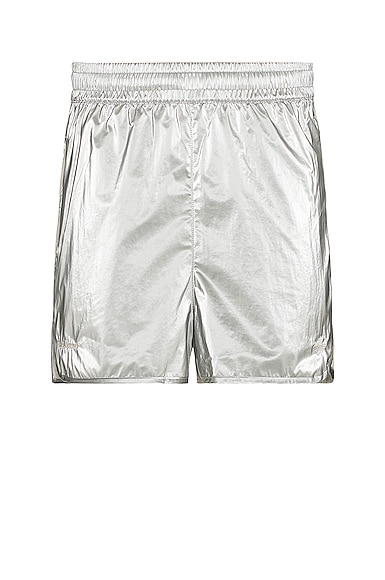 Silver adidas shorts online
