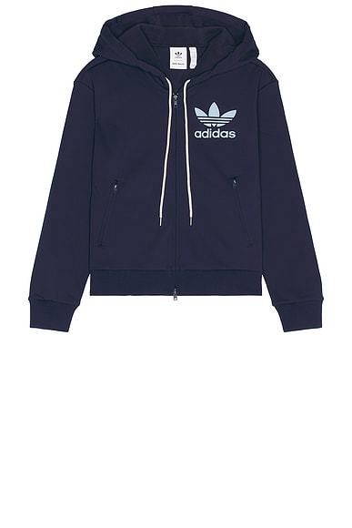 adidas by Wales Bonner Track Hoodie in Collegiate Navy