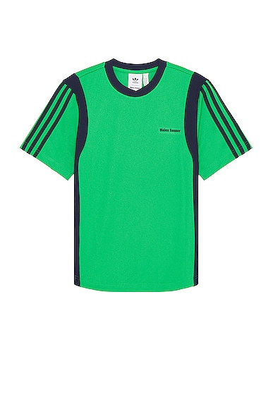adidas by Wales Bonner Football T-shirt in Vivid Green
