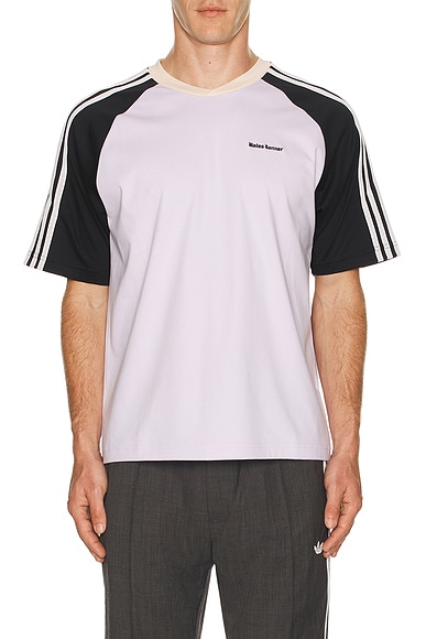 adidas by Wales Bonner Football Tee in Light Purple