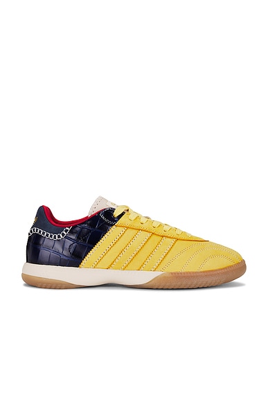 Mn Suede Samba Sneaker in St Fade Gold & Collegiate Navy