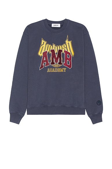 Ambush Graphic Sweatshirt in Insignia Blue