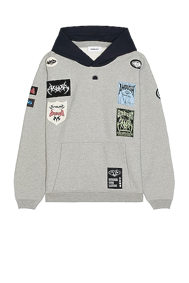 Ambush After Hooded Sweater in Grey