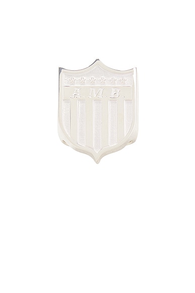 Ambush Varsity Shield Ring in Silver | FWRD