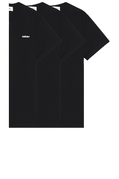 Ambush 3 Pack T-shirt in Black
