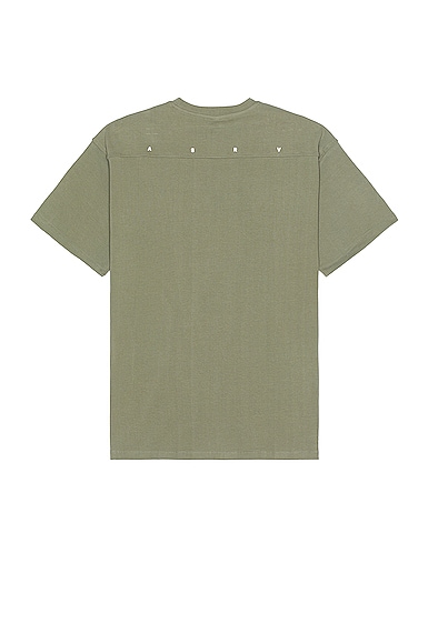 Shop Asrv Cotton Plus Oversized Tee In Sage